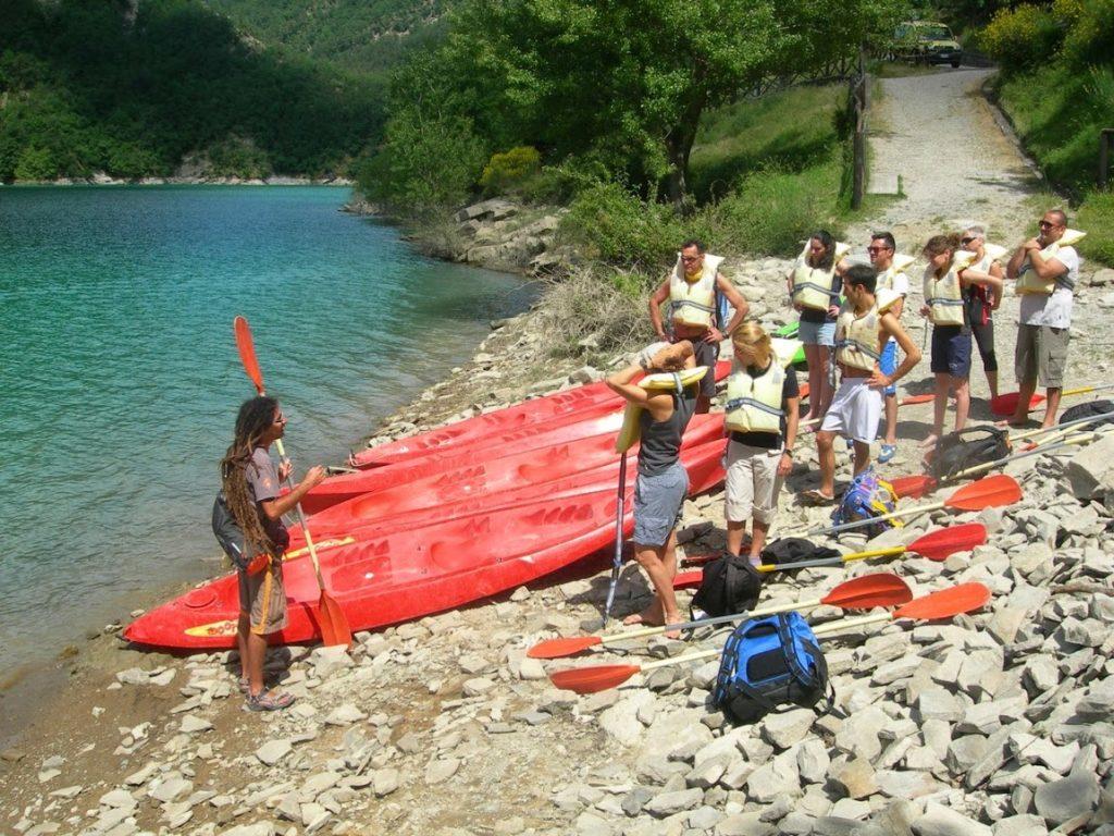 Escursione in canoa sul lago di Ridracoli